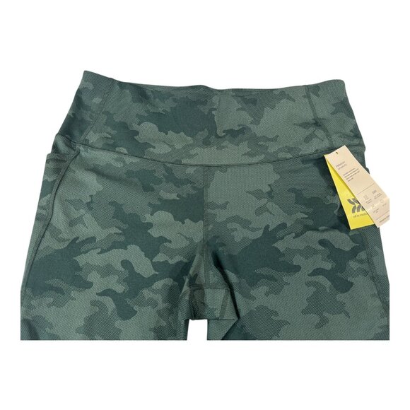 All in Motion Women’s Camo Premium High-Waisted 7/8 Leggings Green XXL - Picture 2 of 7